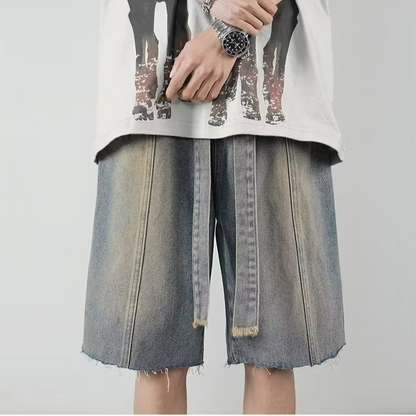 Distressed Boyfriend Denim Shorts - EasyApparels