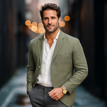 Men's Classic Patterned Blazer