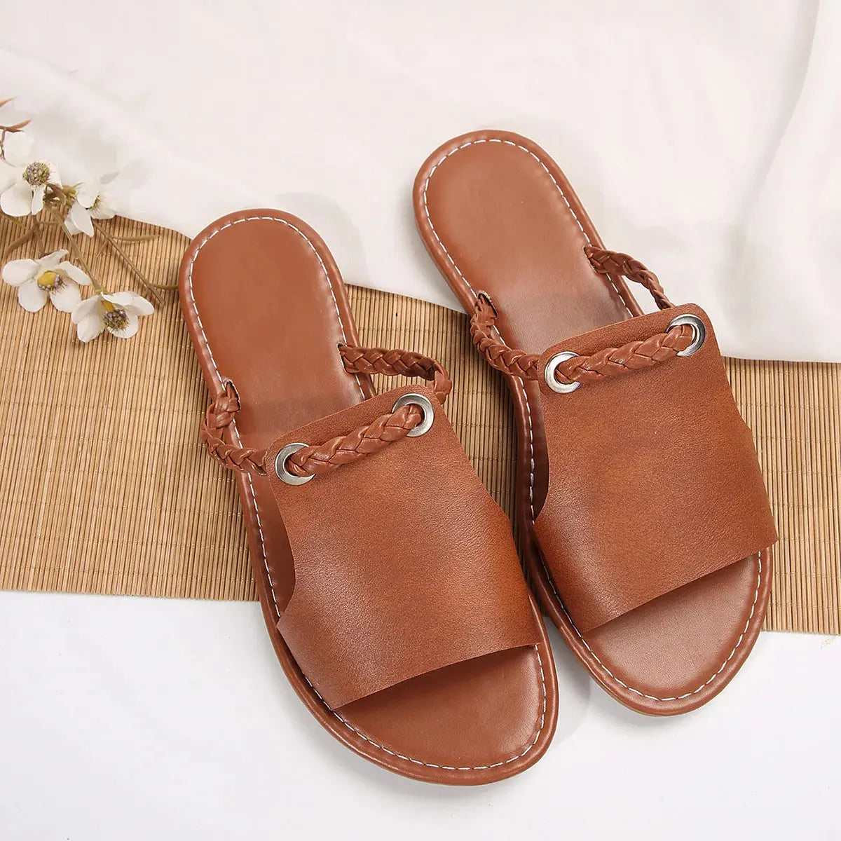Comfortable Slide Flat Sandals for Women