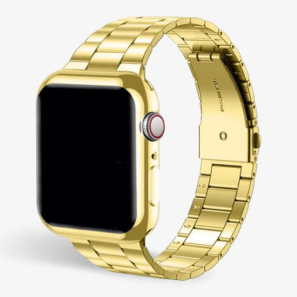 Durable Metal Watch Strap With Safety Cover