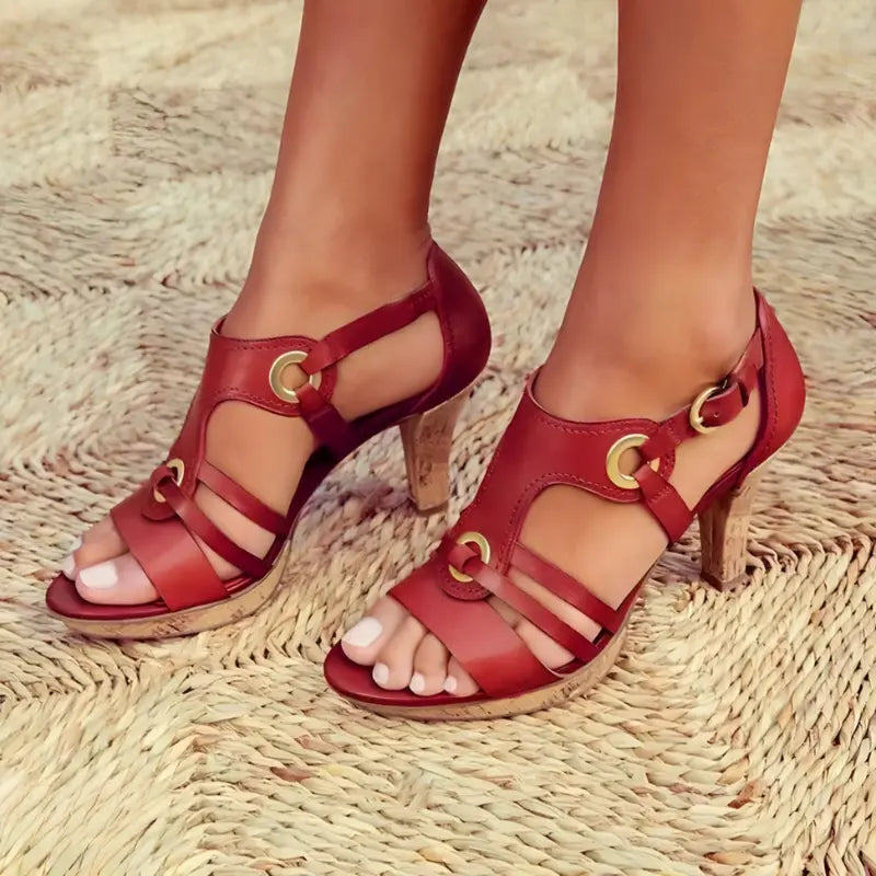 Sleek High Heel Summer Sandals for Women