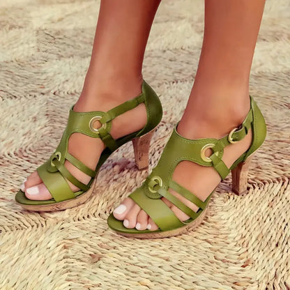 Sleek High Heel Summer Sandals for Women