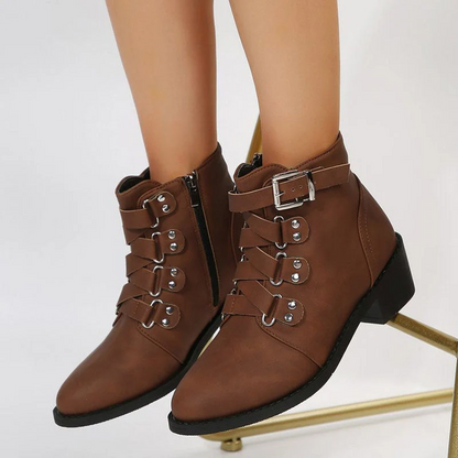 Classic Women's Ankle Boots - Comfortable and Chic - EasyApparels
