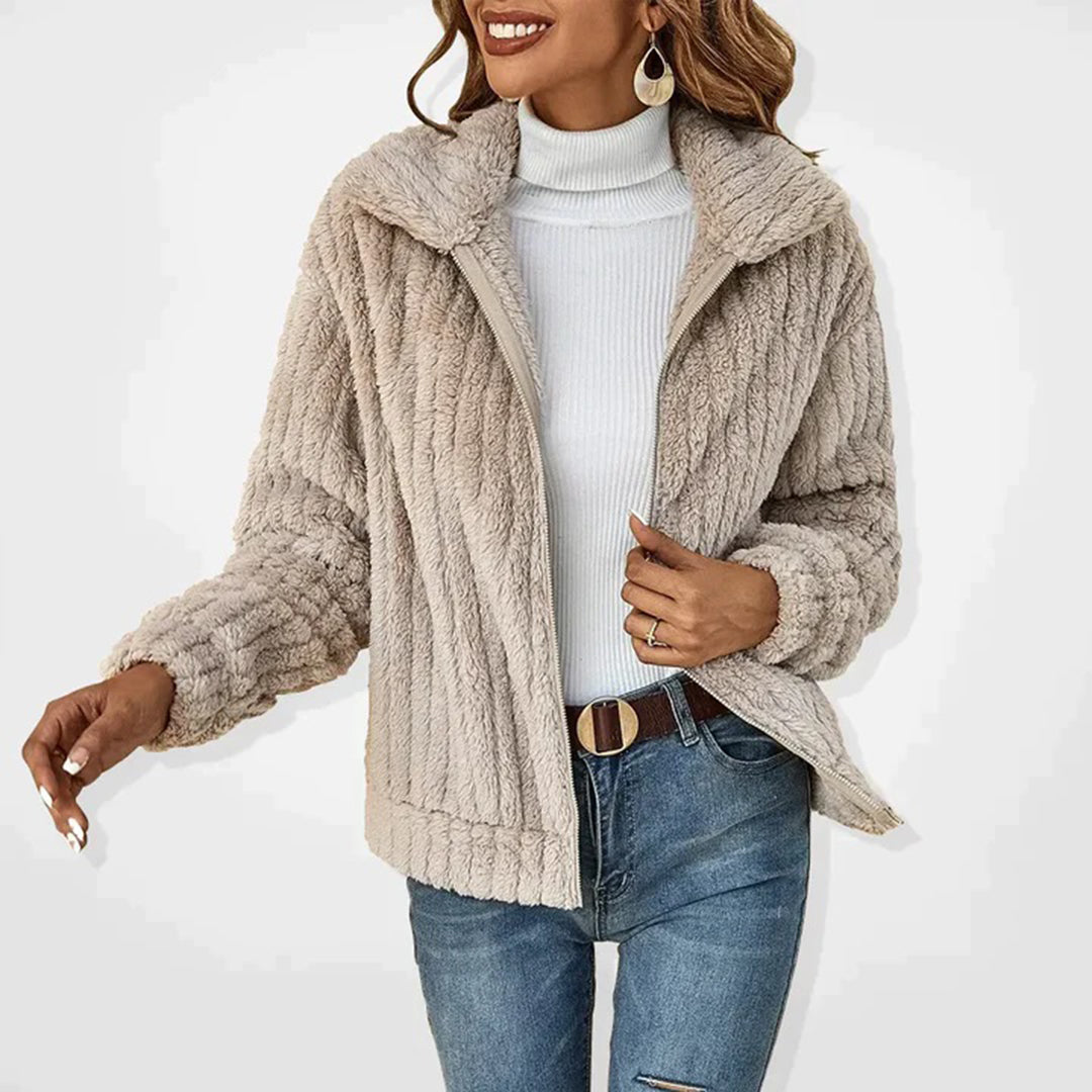 Luxury Fake Fur Coat - Vossary
