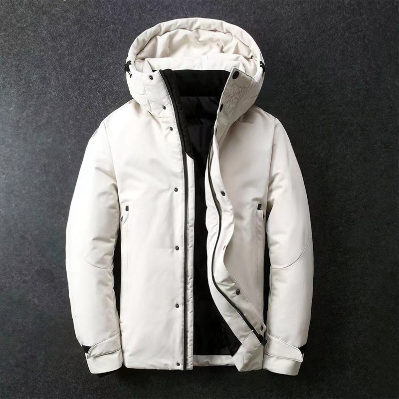 Warm Men's Down Filled Winter Parka Jacket