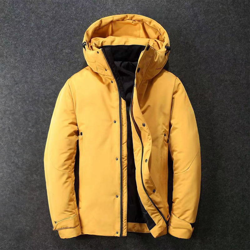 Warm Men's Down Filled Winter Parka Jacket - EasyApparels