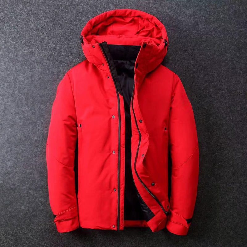 Warm Men's Down Filled Winter Parka Jacket