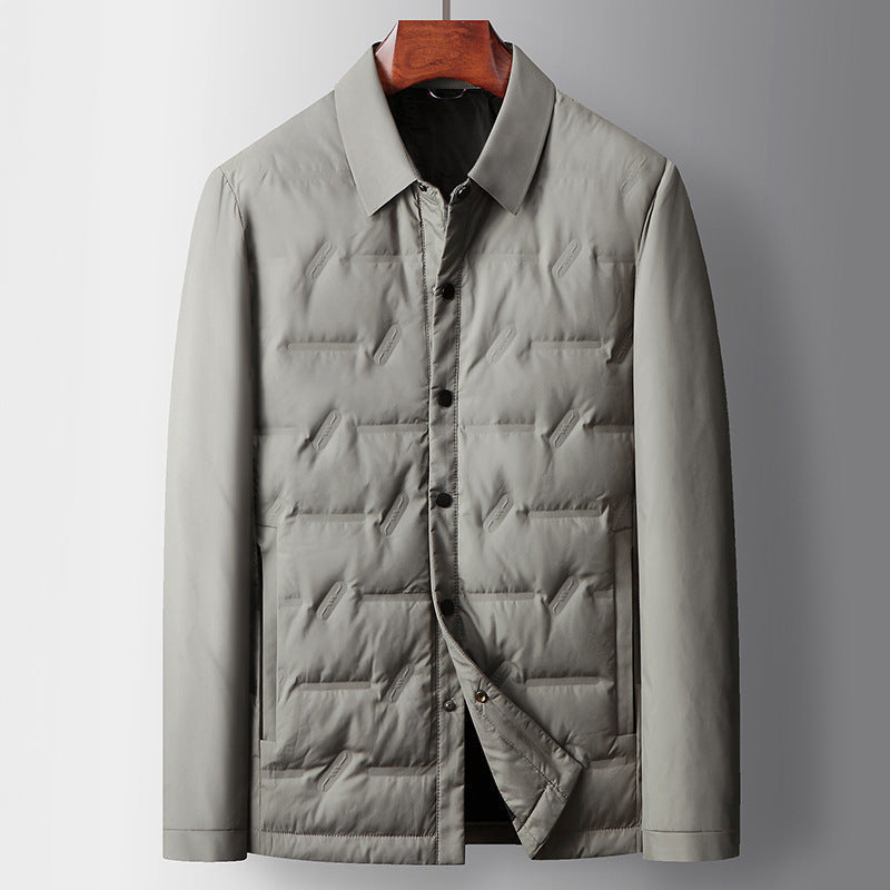 Warm Waterproof Down Parka Coat for Men