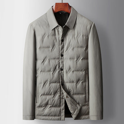 Warm Waterproof Down Parka Coat for Men