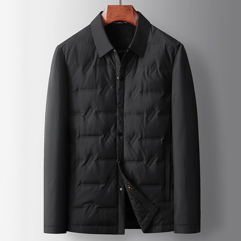 Warm Waterproof Down Parka Coat for Men