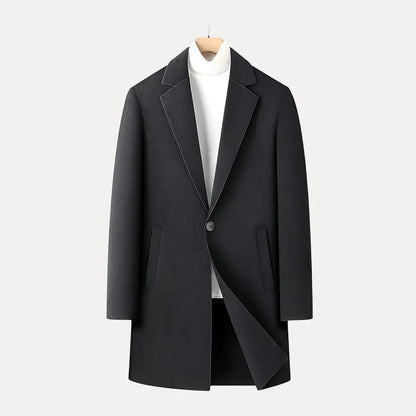 Warm Winter Men's Wool Coat