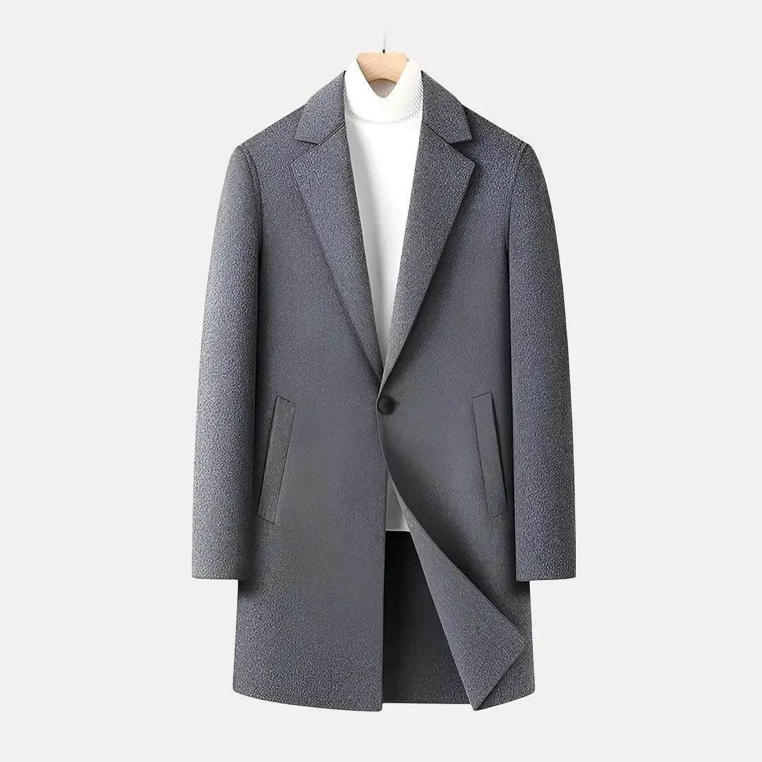 Warm Winter Men's Wool Coat - EasyApparels