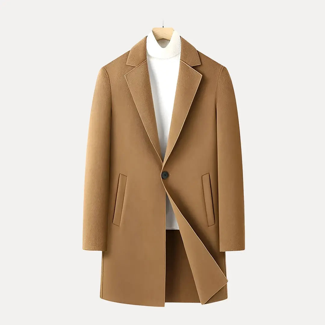Warm Winter Men's Wool Coat