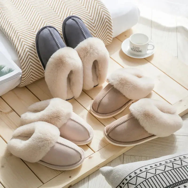 Plush Soft Slipper Shoes for Men and Women - Vossary