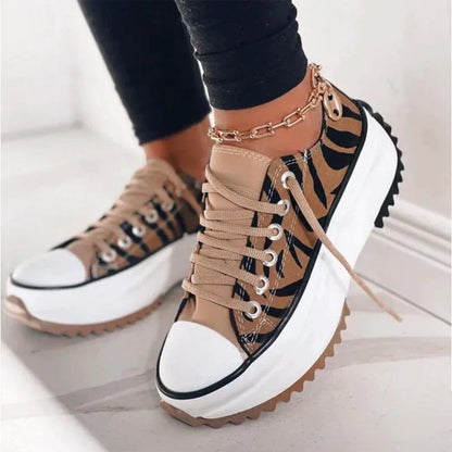 Elevated Lace Up Chunky Sneakers