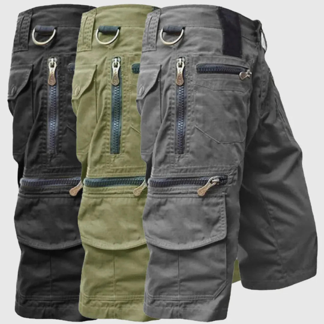 Rugged Outdoor Utility Cargo Shorts