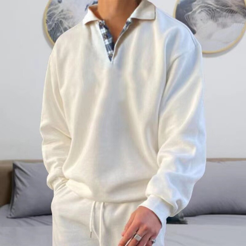 Comfortable Crew Neck Men's Sweater