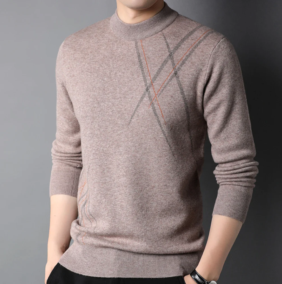 Men's Slim Fit Soft Wool Sweater