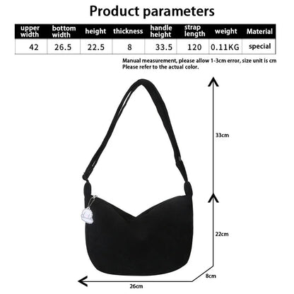 Durable Water Resistant Daily Shoulder Bags
