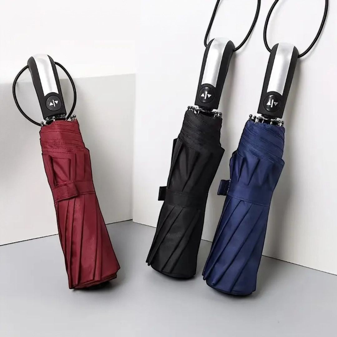 Compact Windproof Folding Umbrella - EasyApparels