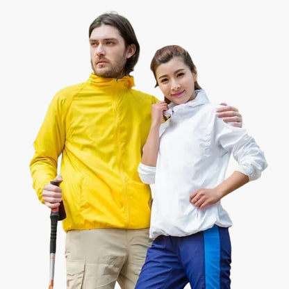 Waterproof Men's and Women's Hooded Zip Jacket