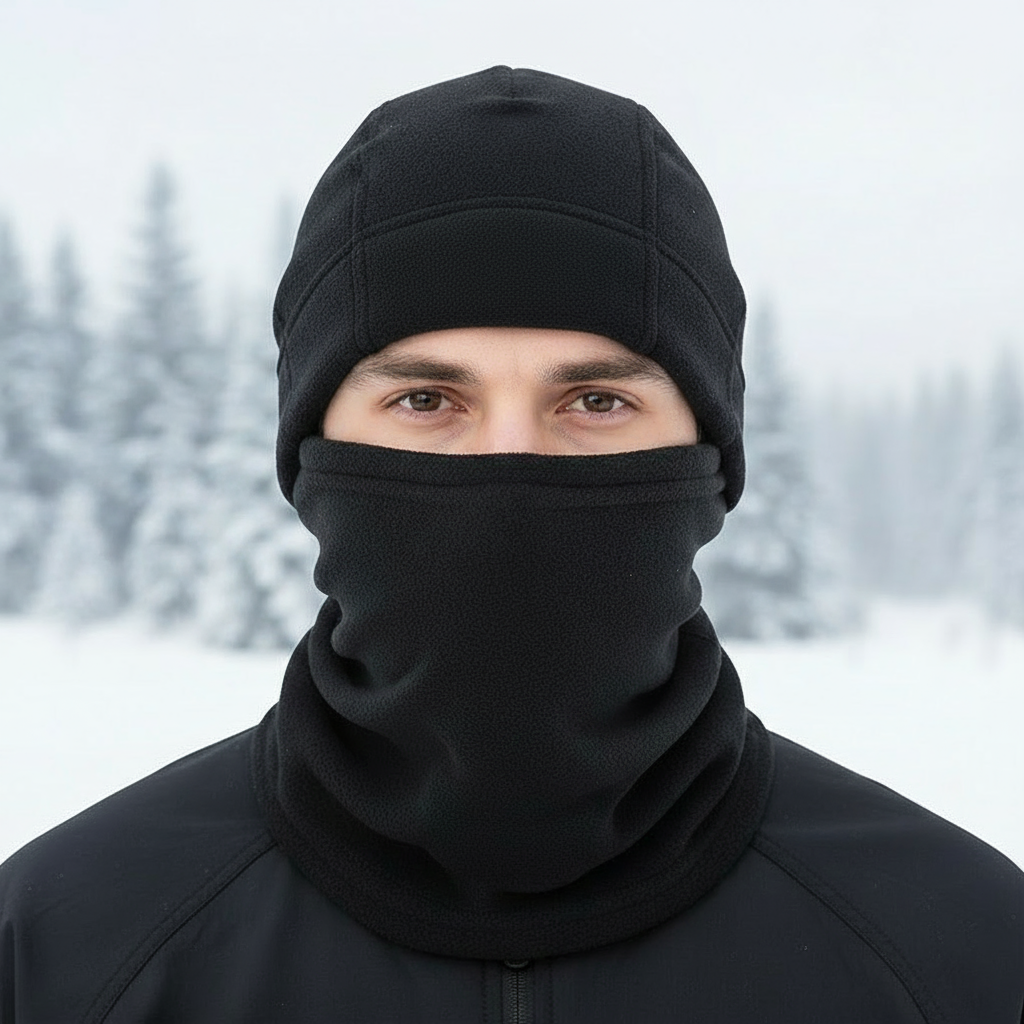 Warm Fleece Neck and Head Warmer - Pexav