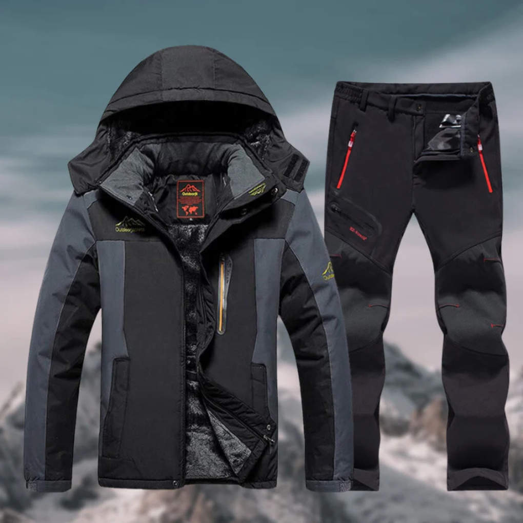 Waterproof Men's Snow Ski Jacket Set - Vossary