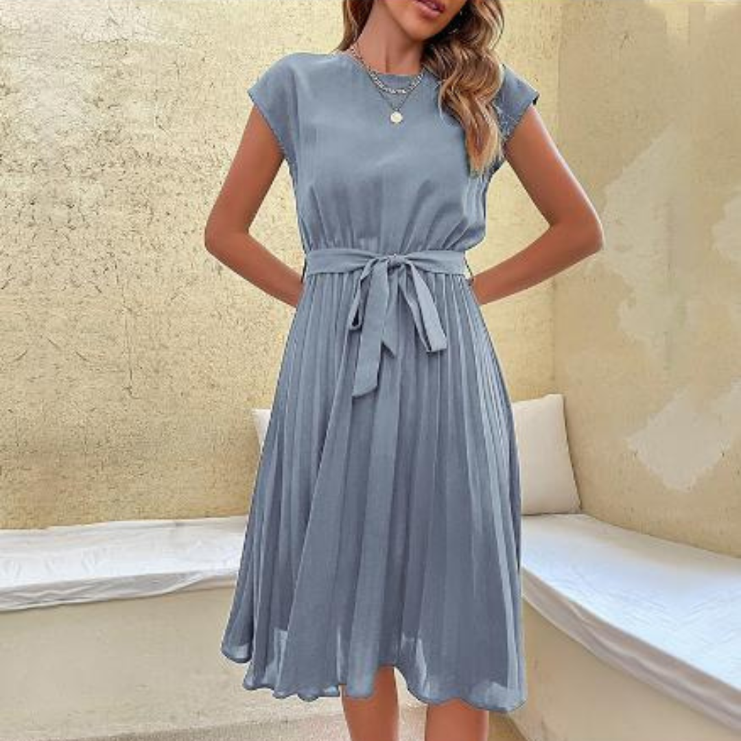 Cute Cap Sleeve Mini Sundress - Vossary