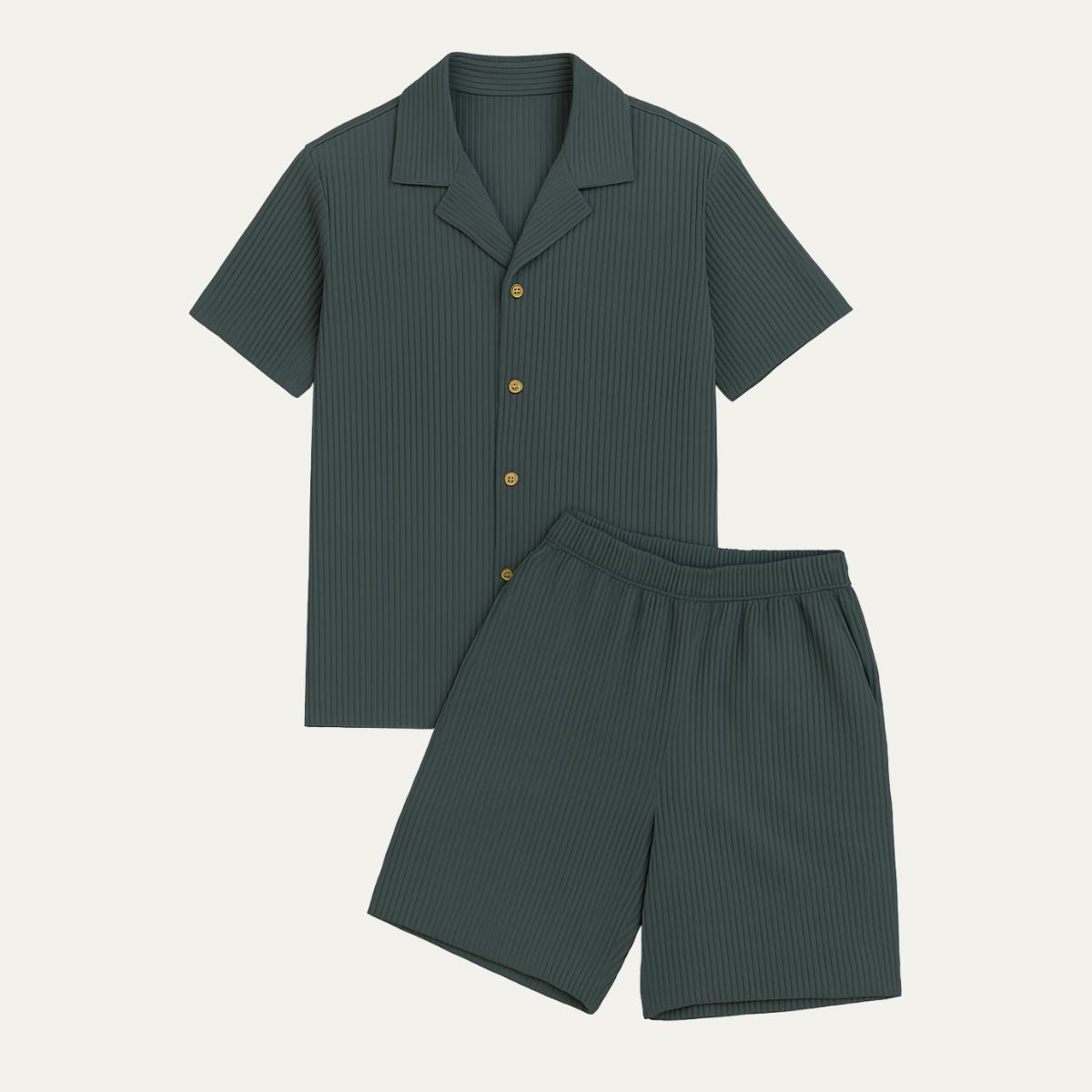 Relaxed Natural Cotton Summer Set