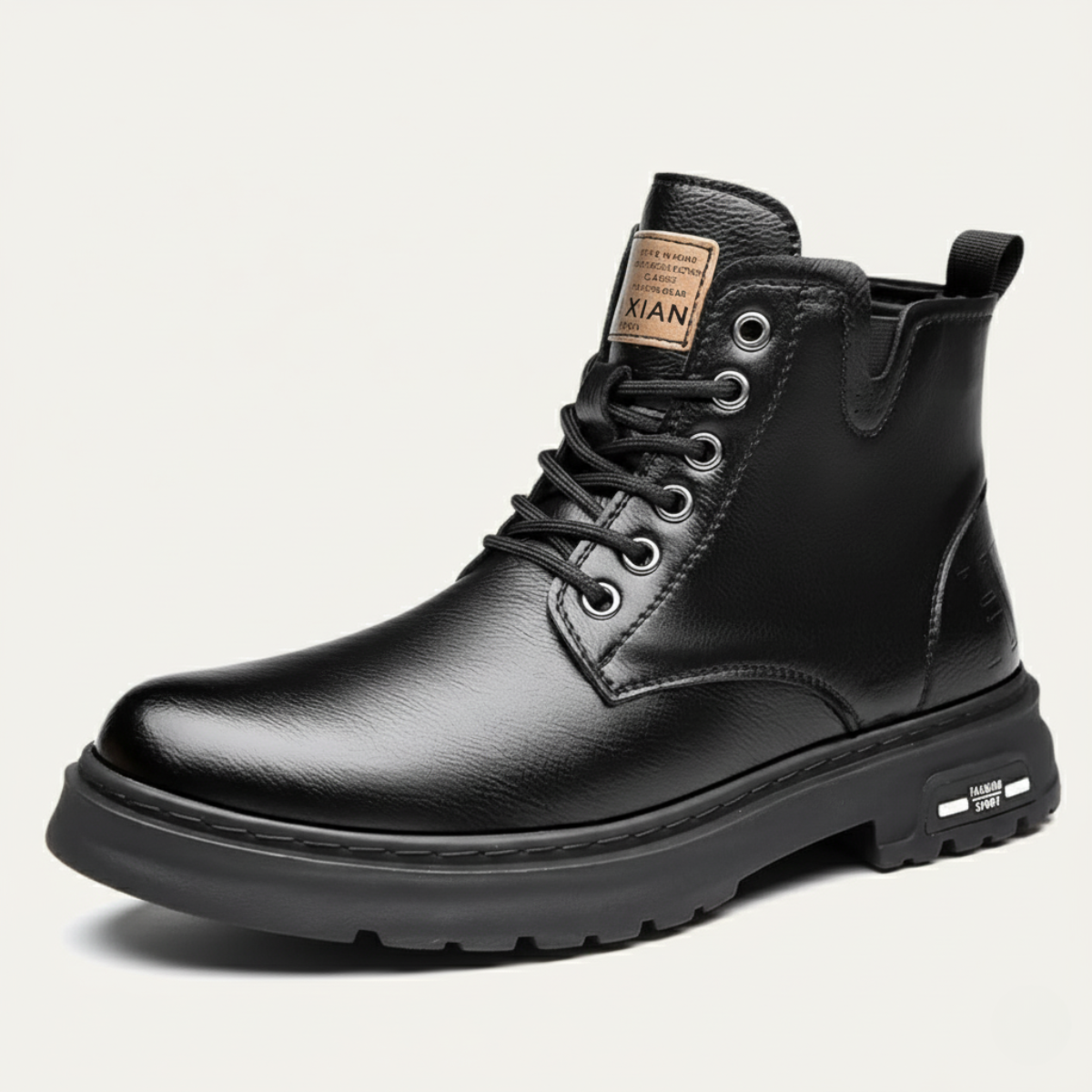 Tough Waterproof Leather Ankle Boots for Men
