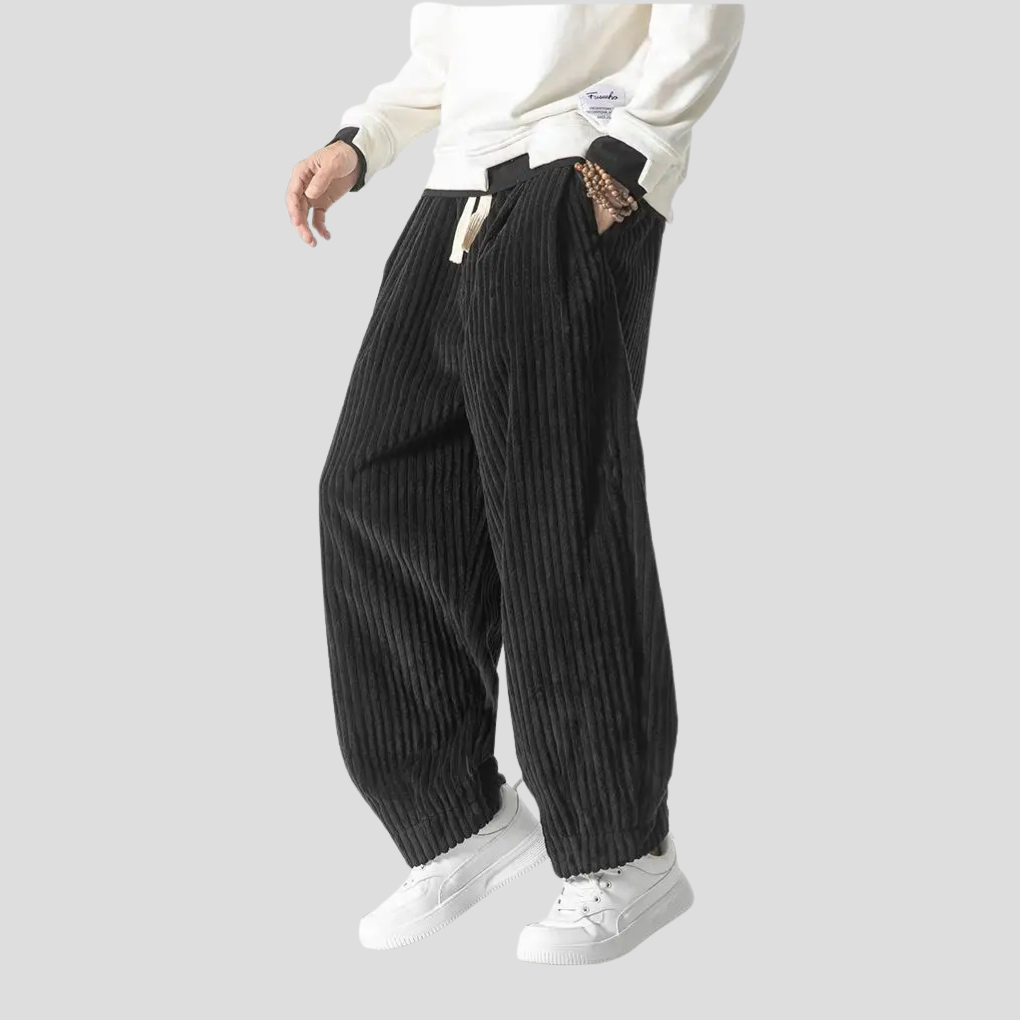 Relaxed Fit Straight Leg Pants