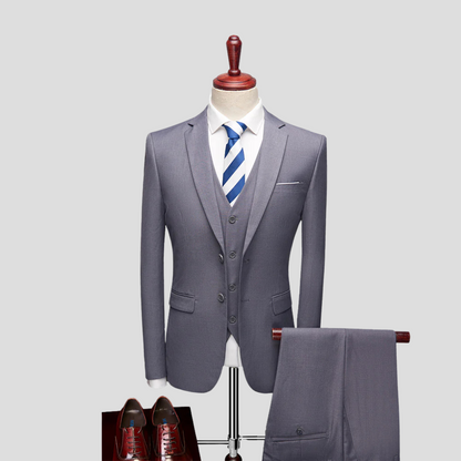 Classic Business Navy Suit Set