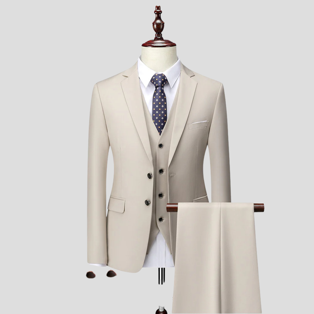 Classic Business Navy Suit Set