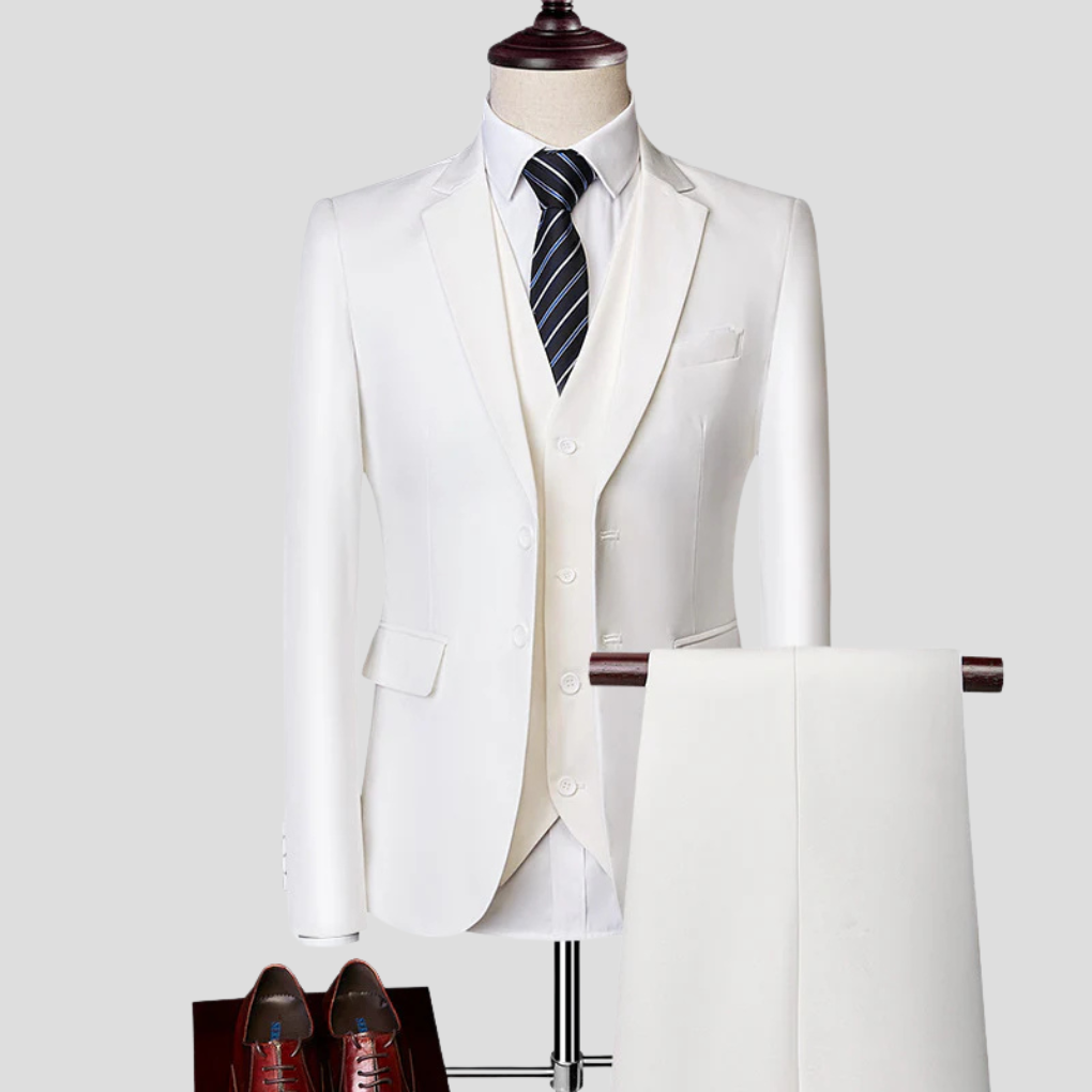 Classic Business Navy Suit Set