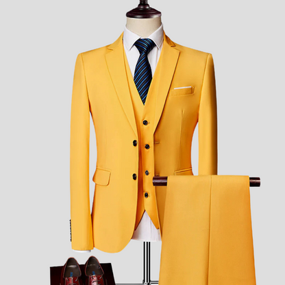 Classic Business Navy Suit Set