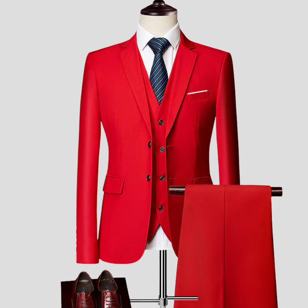 Classic Business Navy Suit Set