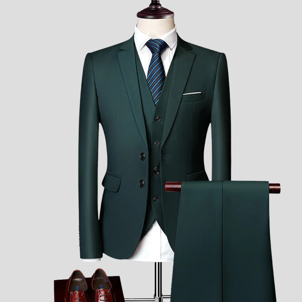 Classic Business Navy Suit Set