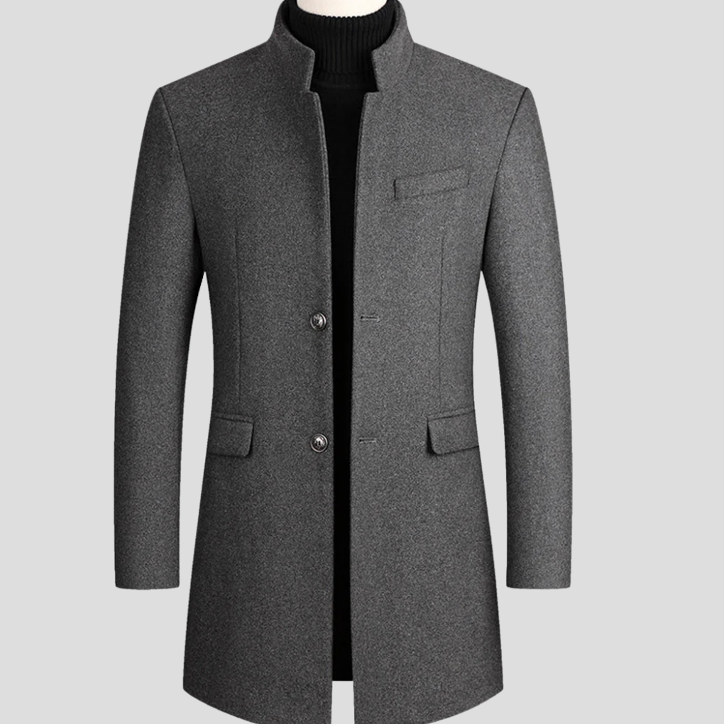 Men's Classic Luxury Wool Coat