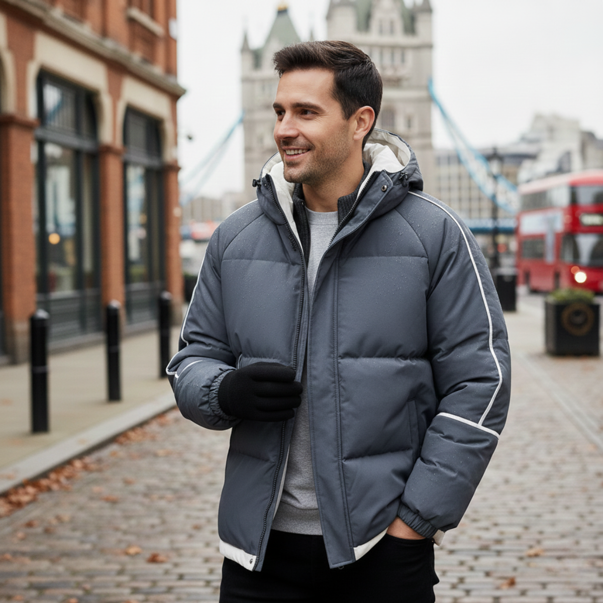 Premium Men's Waterproof Puffer Parka Jacket