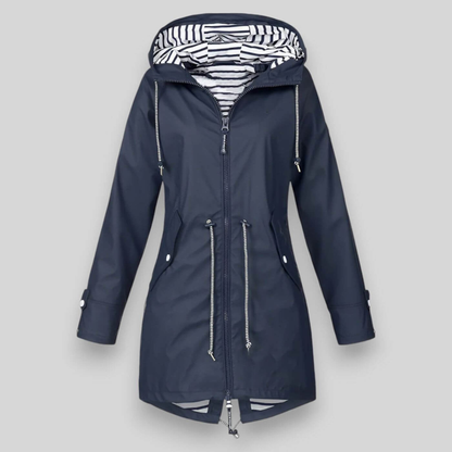 Ladies Waterproof Windbreaker Coat