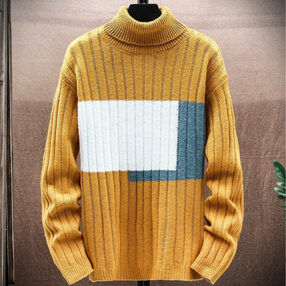 Casual Multicolor Crew Neck Sweater