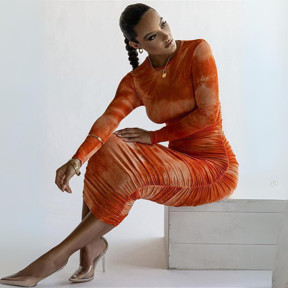 Unique Patterned Ladies Dress
