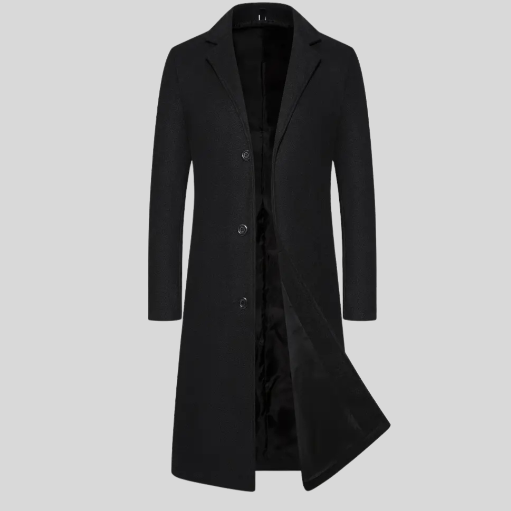 Classic Men's Wool Winter Coat - Vossary