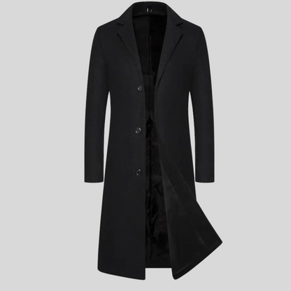 Classic Men's Wool Winter Coat - Vossary