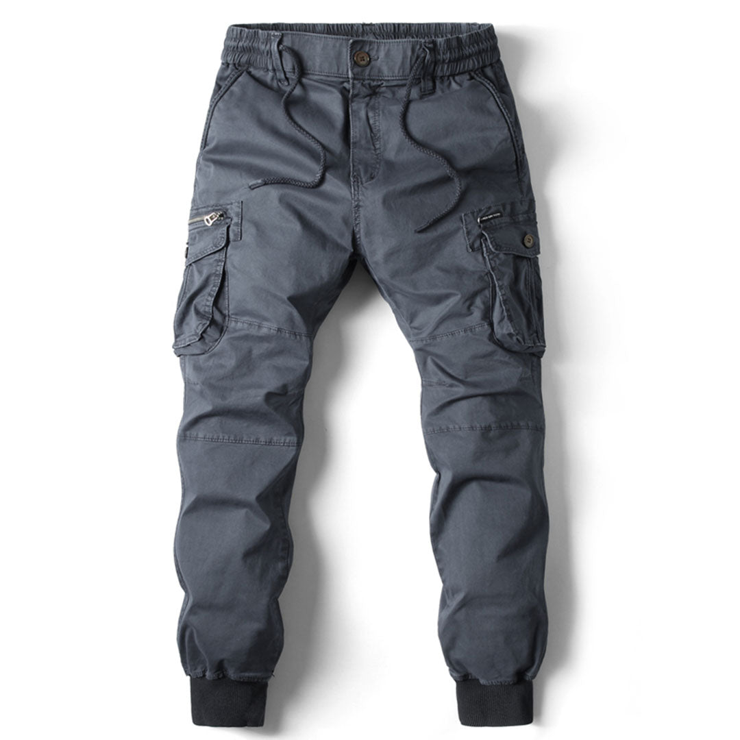 Relaxed Fit Men's Elastic Waist Joggers Pants