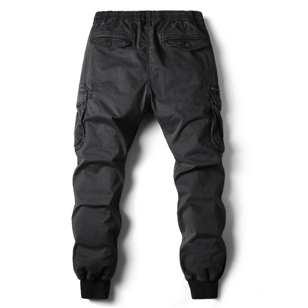 Relaxed Fit Men's Elastic Waist Joggers Pants - EasyApparels