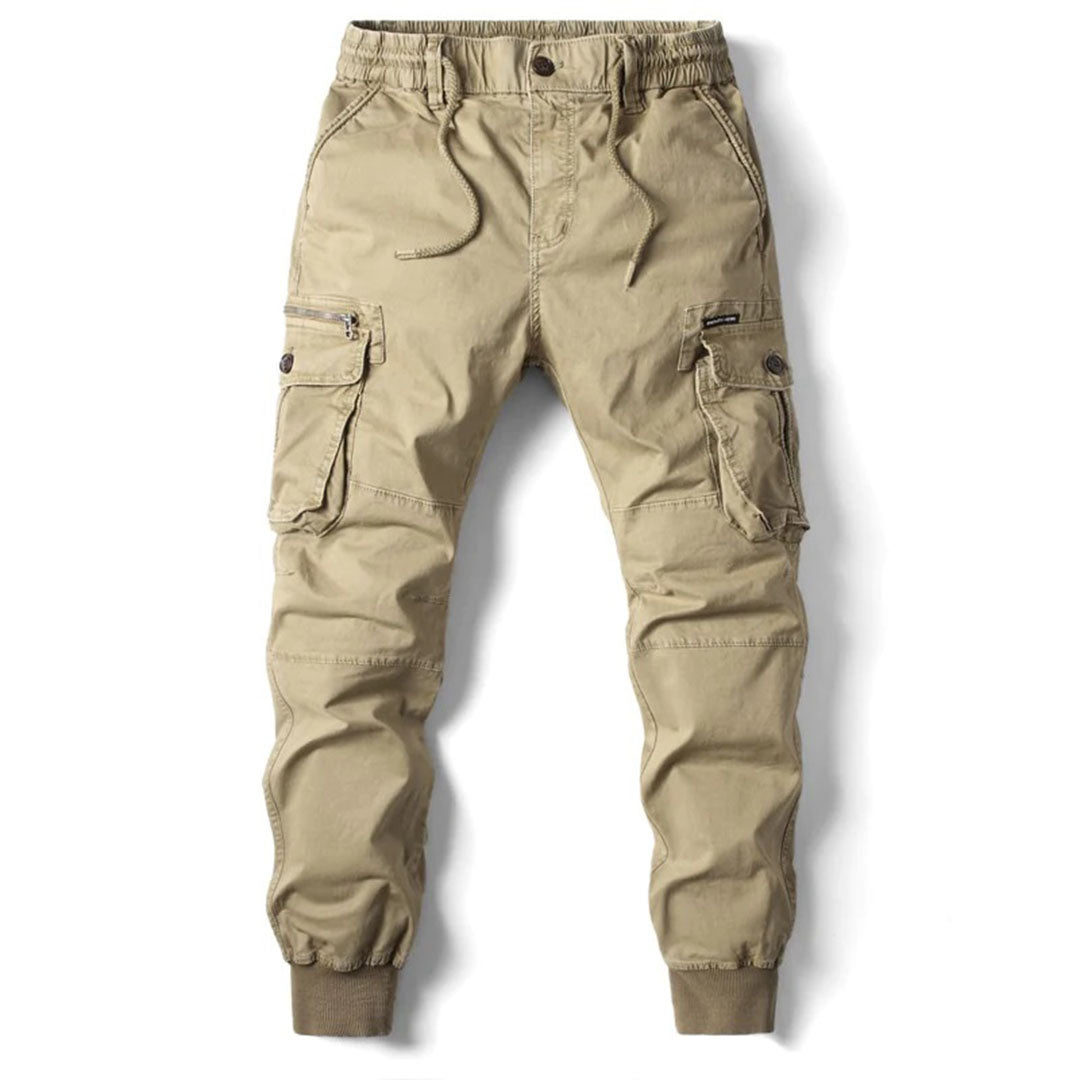 Relaxed Fit Men's Elastic Waist Joggers Pants