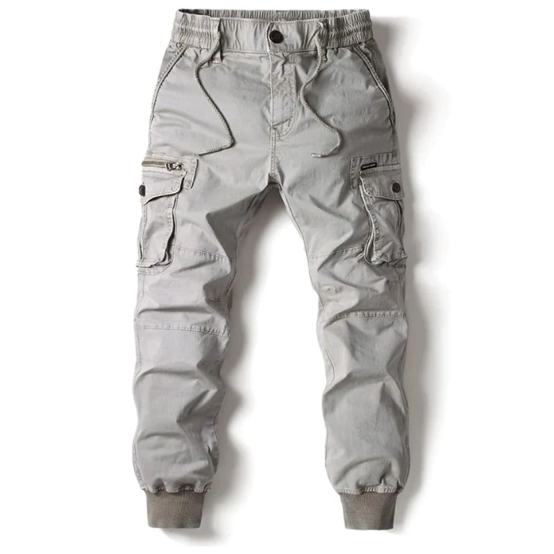 Relaxed Fit Men's Elastic Waist Joggers Pants