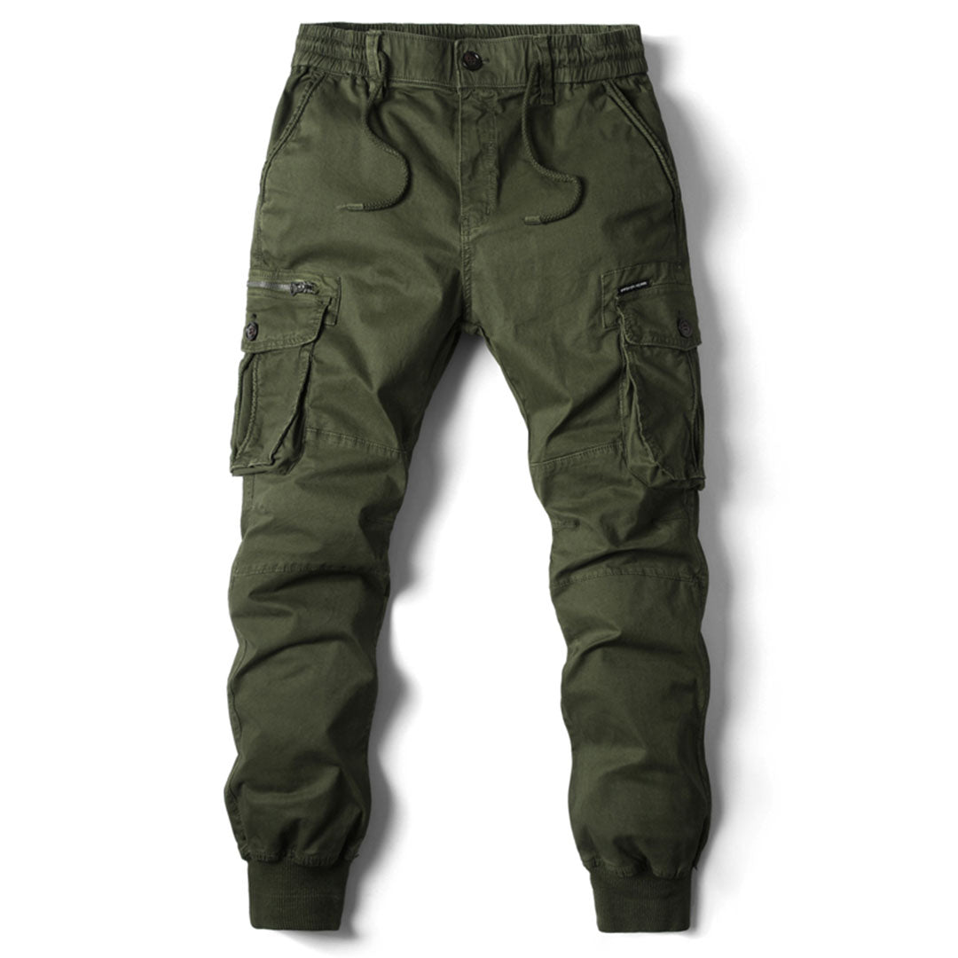 Relaxed Fit Men's Elastic Waist Joggers Pants