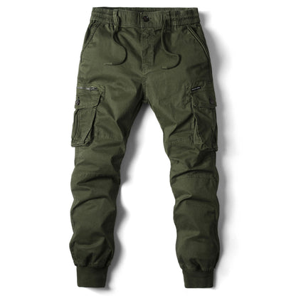 Relaxed Fit Men's Elastic Waist Joggers Pants